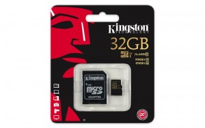 32GB micro SDHC karta Kingston  class 10