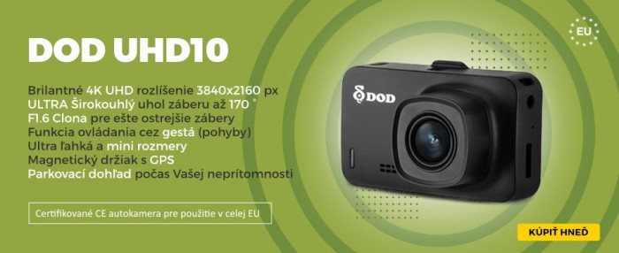 DOD UHD 10 kamera do auta