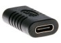Spojka pre kabeláž - PremiumCord USB-C F/F čierna farba